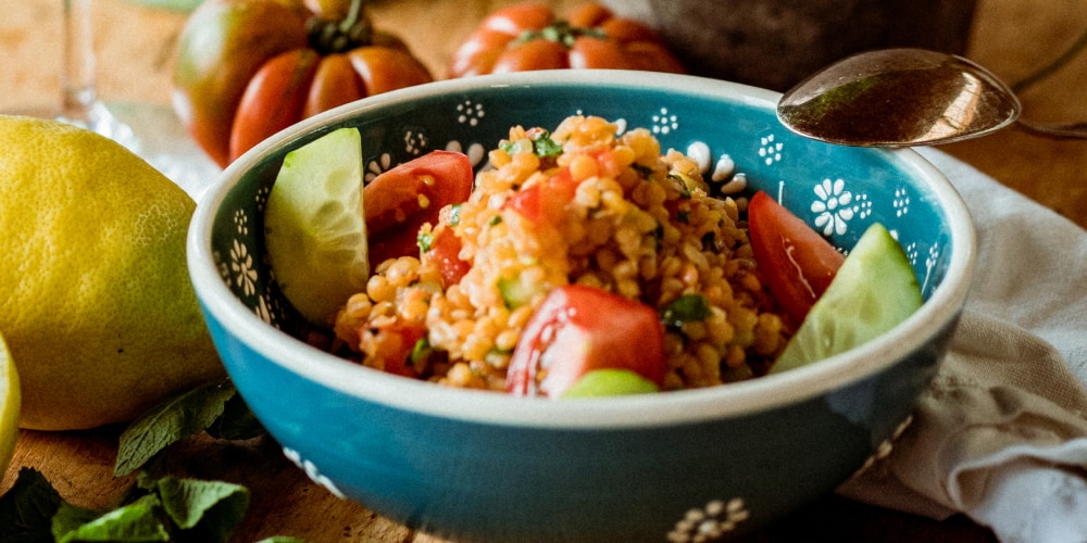 Wein zu Couscous-Salat