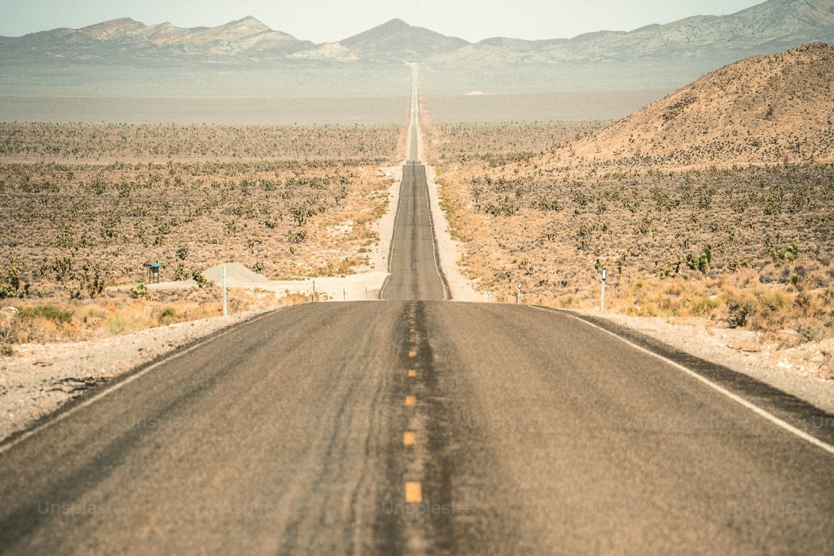 Pan-American Highway in Desert