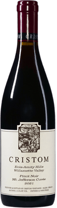 Eine Flasche Wein 1050Mt.JeffersonCuveePinotNoir2021