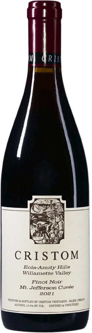 Eine Flasche Wein 1050Mt.JeffersonCuveePinotNoir2021