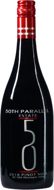 Eine Flasche Wein 1803PinotNoirEstate2018