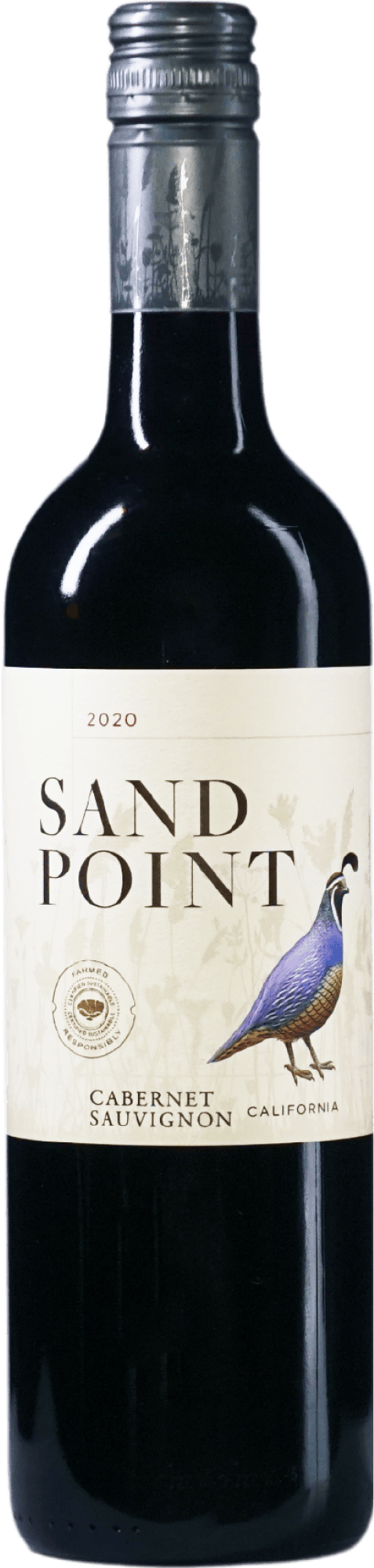 Eine Flasche Wein 2082SandPointCabernetSauvignon2020
