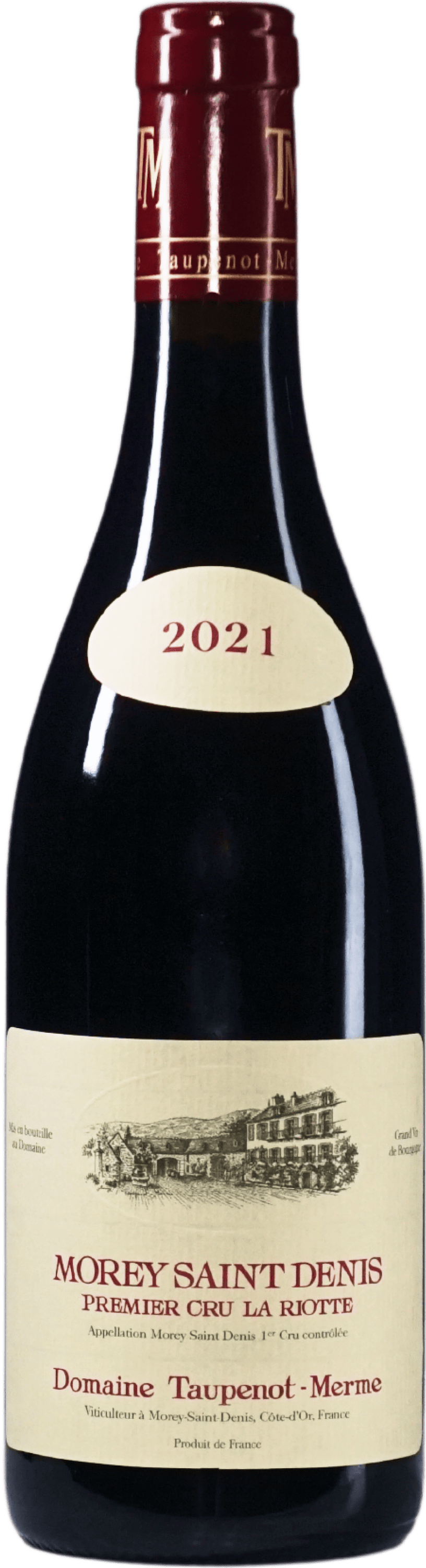 Eine Flasche Wein 2353MoreySaintDenisLaRiottePremierCru2021