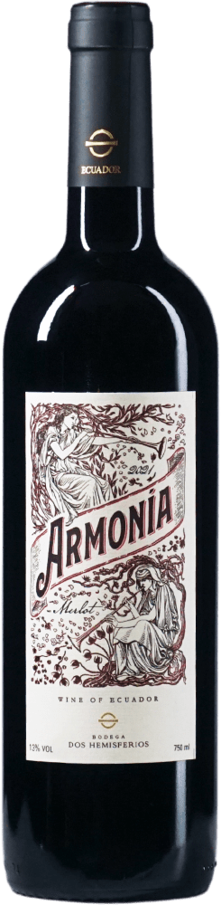 Eine Flasche Wein 2421ArmoniaMerlot2021