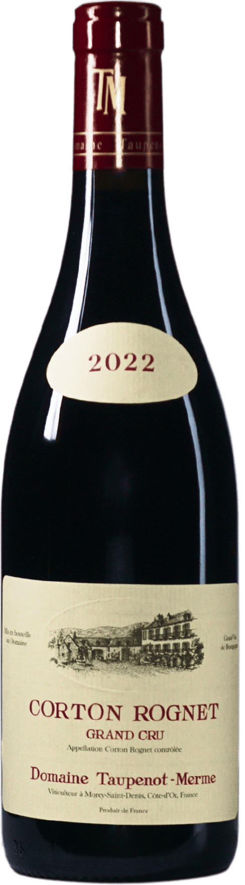 Eine Flasche Wein 2632CortonRognetGrandCru2022