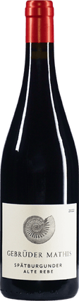 Eine Flasche Wein 2933SpaetburgunderAlteRebe2022Mathis