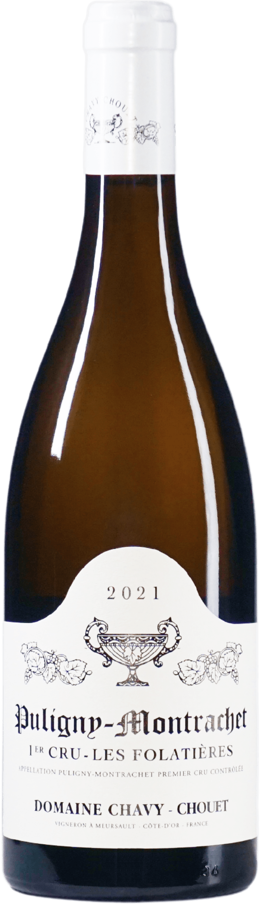 Eine Flasche Wein 3452_Puligny-Montrachet_Premier_Cru_Les_Folatieres_2021
