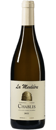 Eine Flasche Wein 3503Chablis