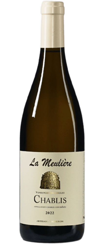Eine Flasche Wein 3503Chablis
