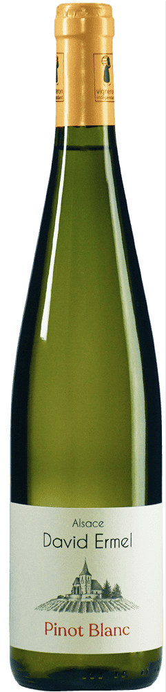 Eine Flasche Wein 3613PinotBlanc2023Ermel