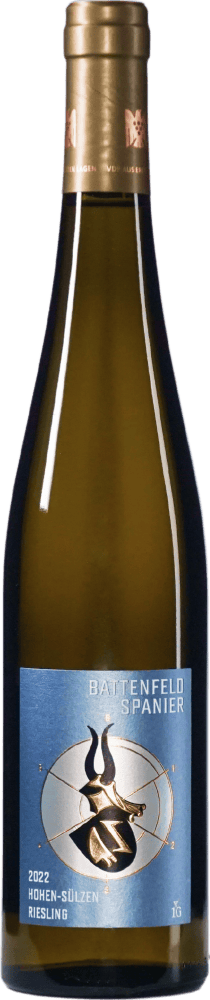 Eine Flasche Wein 4651Hohen-SuelzenRiesling1G2022