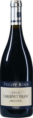 Eine Flasche Wein CabernetFrancReserve2017