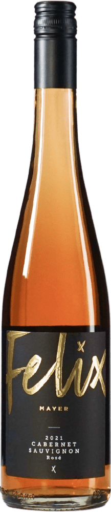 Eine Flasche Wein CabernetSauvignonRose2021