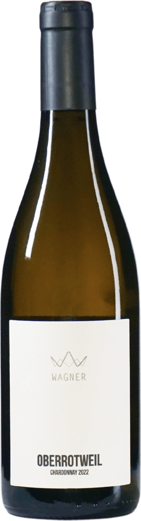 Eine Flasche Wein ChardonnayOberrotweil2022