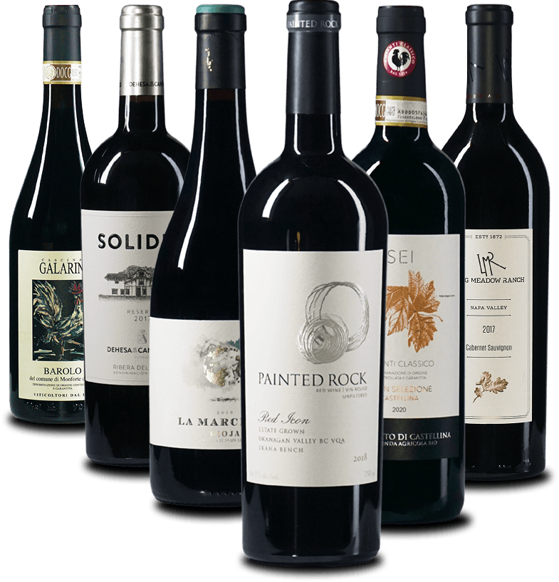 Das DARK & RED PREMIUM Weinpaket