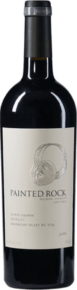 Eine Flasche Wein Merlot2016