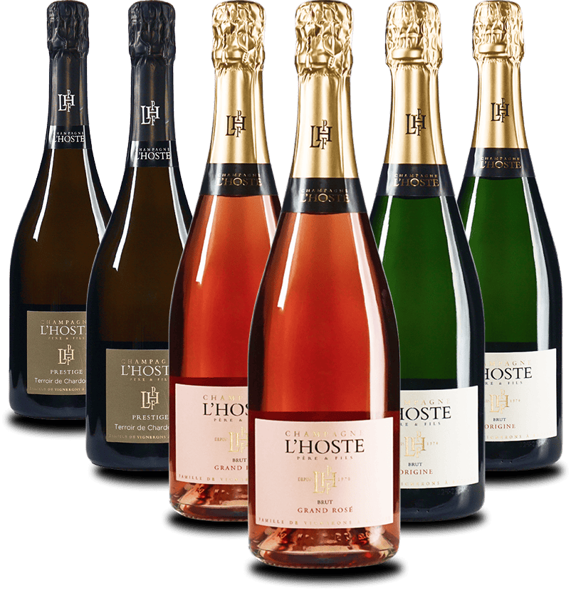 Das CHAMPAGNE L'HOSTE Probierpaket