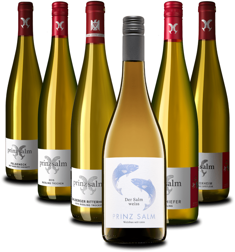 Unser Probierpaket mit Weißweinen vom  Weingut Prinz Salm